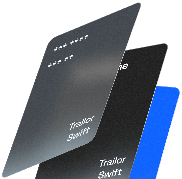 Debit and credit cards