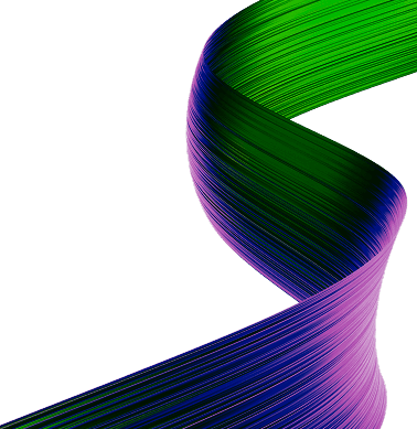 Abstract ribbon graphic